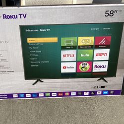 58” Inch Hisense Smart 4K 
