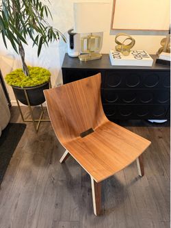 Japandi Scandinavian plywood chair MCM