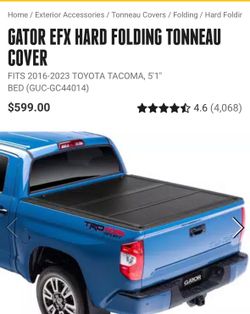 Tonneu for bed  cover