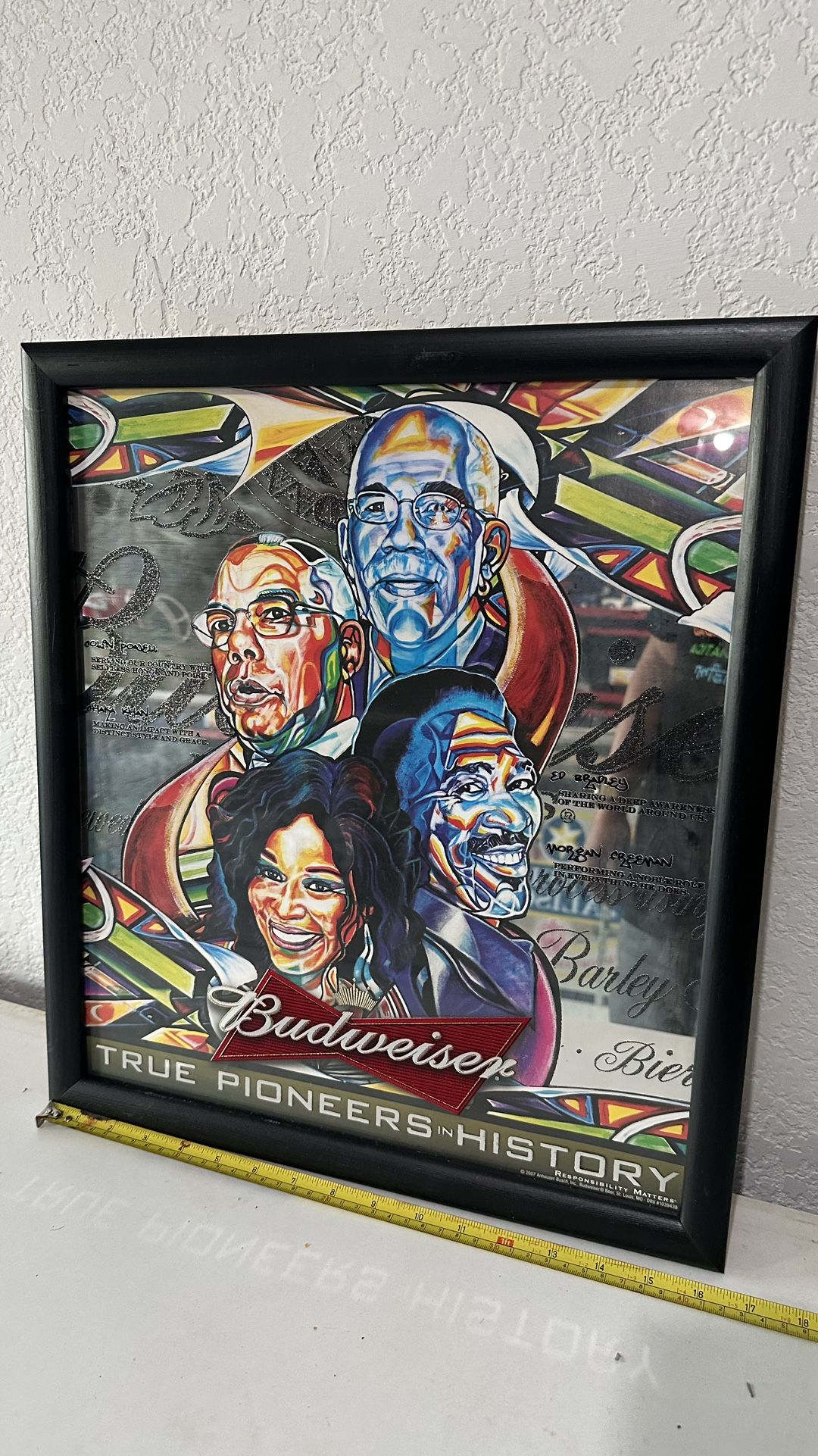2007 Budweiser “True Pioneers in History” Mirror – Collector’s Piece