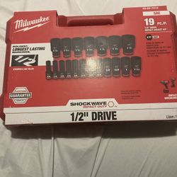 Shock Wave  1/2” Drive  19 pc.