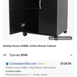Coffee Brewer Cabinet 