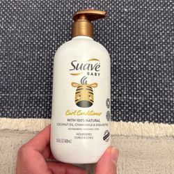 Suave Baby Conditioner with 100% Natural Coconut Oil, Chamomile & Shea Butter, 13.5 oz