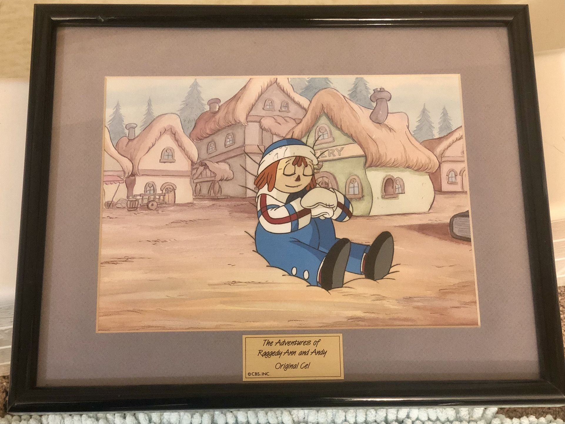 Production Cel of Raggedy Ann and Andy DEBUT EPISODE!