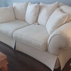 Ivory Sofa & Love Seat