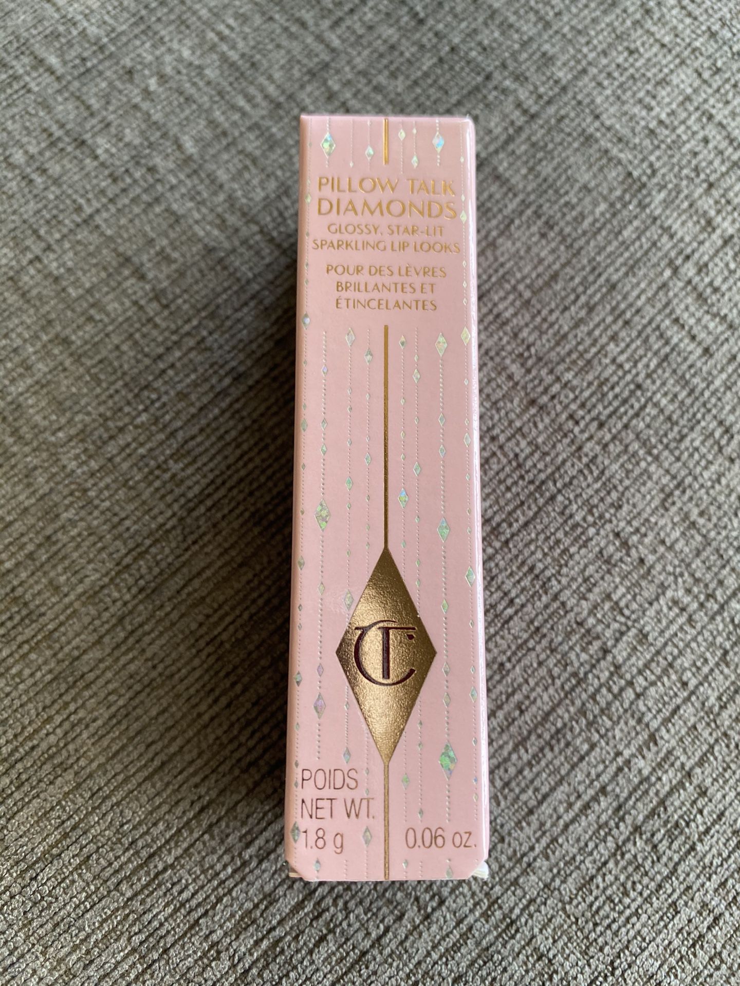BRAND NEW CHARLOTTE TILBURY PILLOW TALK DIAMONDS LUCKY DIAMONDS r ey LIPSTICK 💄