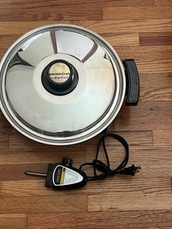 Electric Skillet-KITCHEN CRAFT Liquid Core Electric Skillet