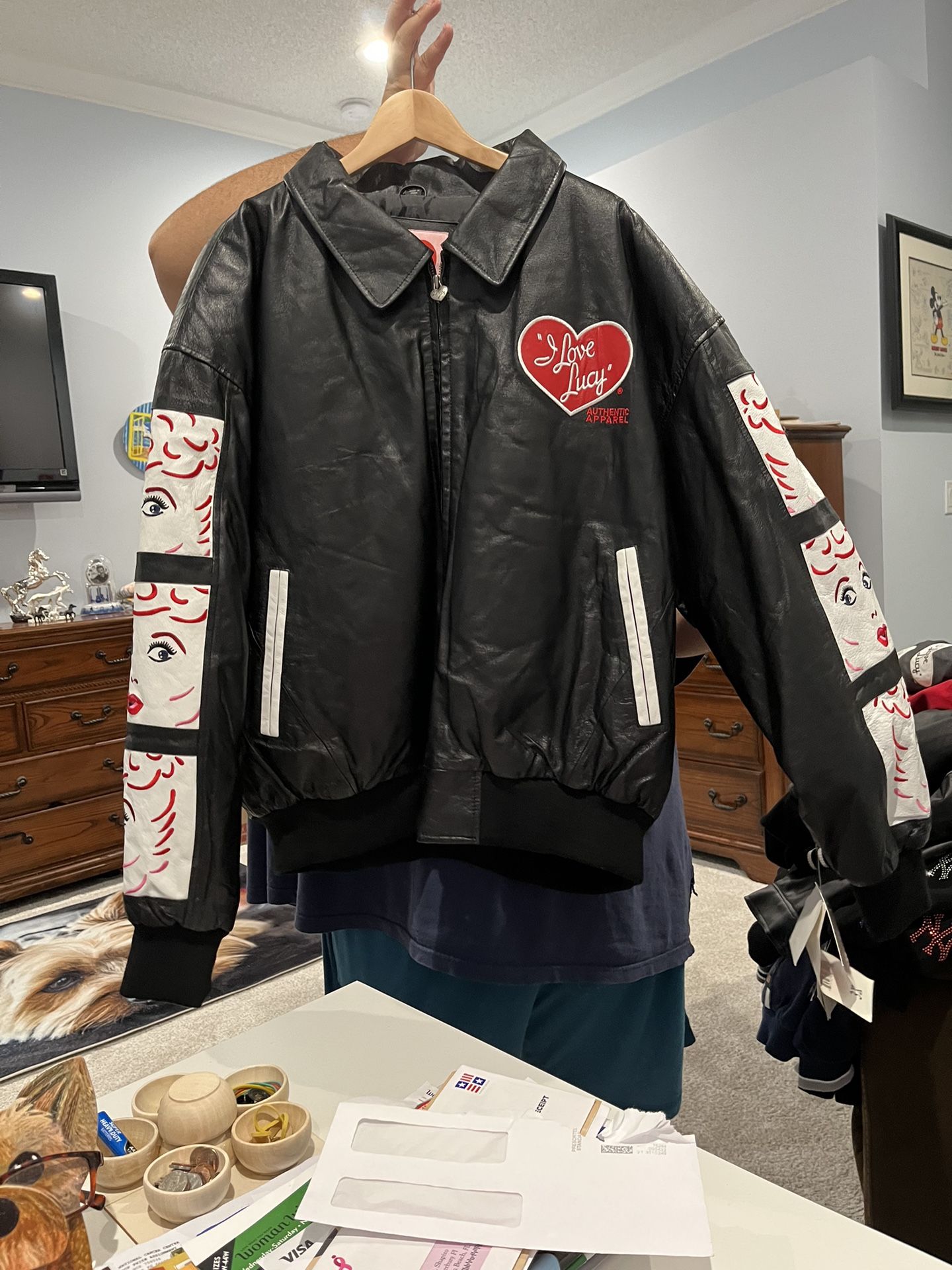 I Love Lucy 3x with tags. Leather Jacket