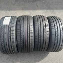 21” Tesla model s factory Oem Tesla tires continental brand new set of 4 2012-2020