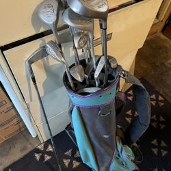 Golf Clubs And Bag