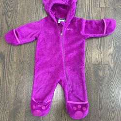 Columbia fleece bunting 6-12m