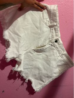 Women’s white shorts