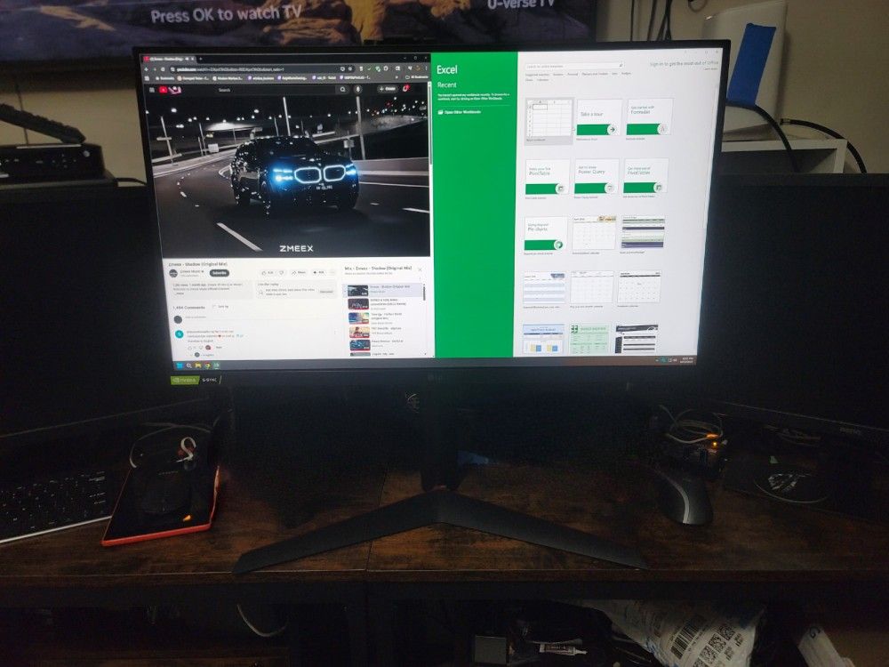 LG 27" UltraGear QHD Nano IPS 1ms Nvidia G-sync Gaming Monitor 1440p 2k resolution.
