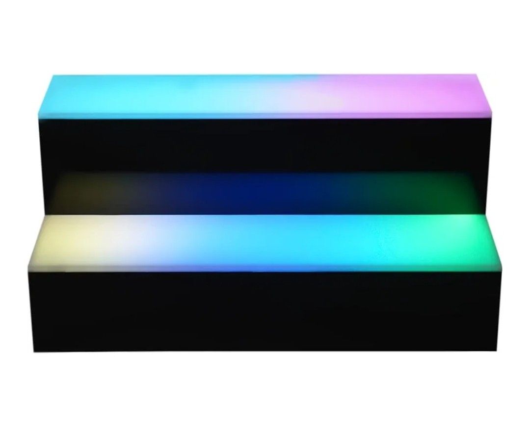 2 Tier Bar/Liquor Shelf with LED Light & Remote