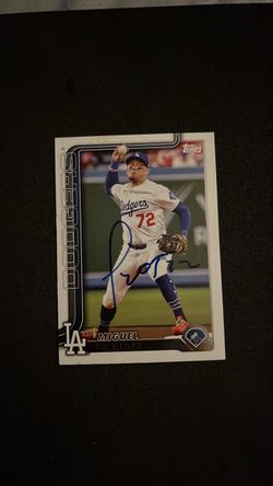 Miguel Rojas Autograph dodgers
