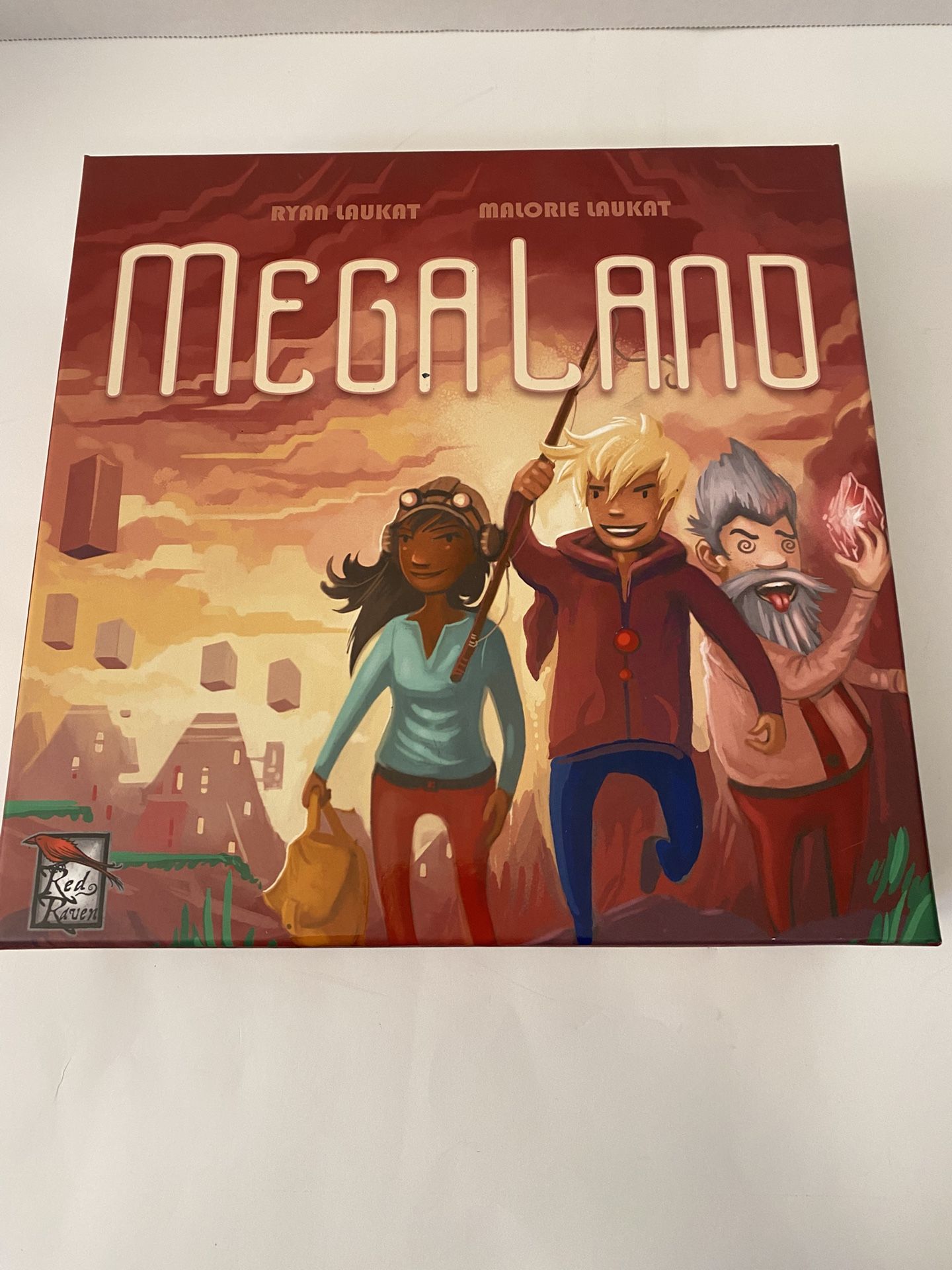 Megaland Board Game New in Box (Red Raven Games); Strategy 2-5 Players
