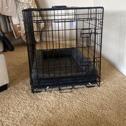 Dog crate & bed