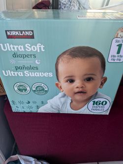 size 1 Diapers $15 for 160