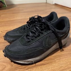 Sacai Nike Ld Waffle Men Size 10.5 Great Condition Black