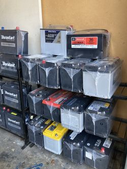 Car batteries