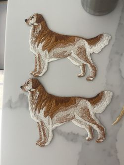Golden Retriever Iron On Patch 