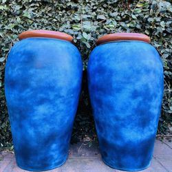 Set of 2 Extra Large Jar Pot Planters