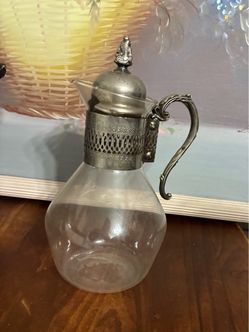 Vintage Glass coffee tea carafe