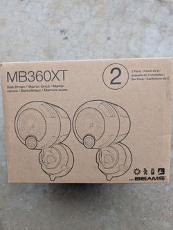 LED motion spotlight, battery powered