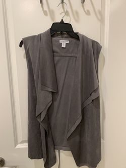 Faux Suede Vest