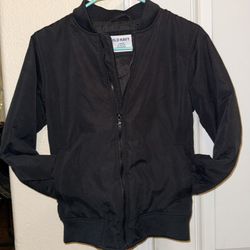 Boys, Black Casual, Front Jacket Size 10/12