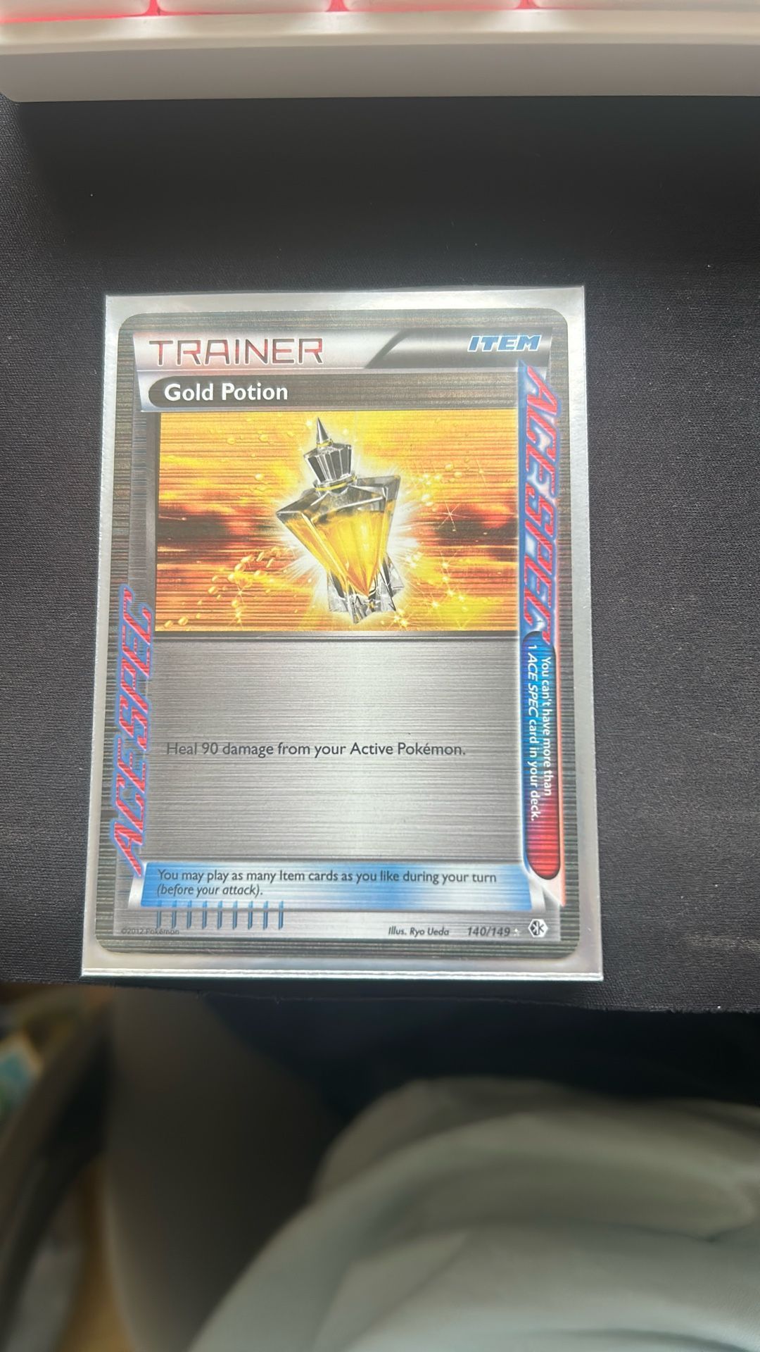 Black and White Era Gold Potion Holo: Boundaries Crossed Pokemon Card