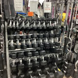 Brand New Rubber Hex Dumbbells $1.50 Per Pound (Read Description)