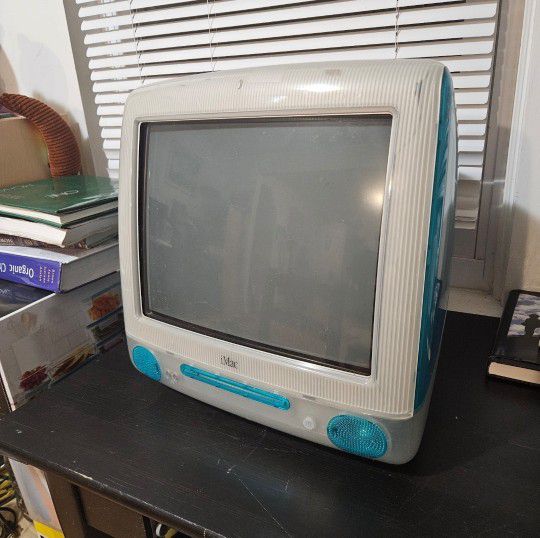Apple iMac G3 1(contact info removed) Bondi Blue Computer with Power Cord