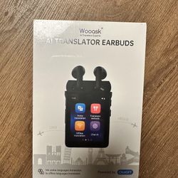 Wooask AI Translator Earbuds With 4G And WiFi 