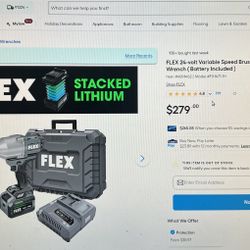 FLEX 1/2 Drive Cordless Impact Wrench