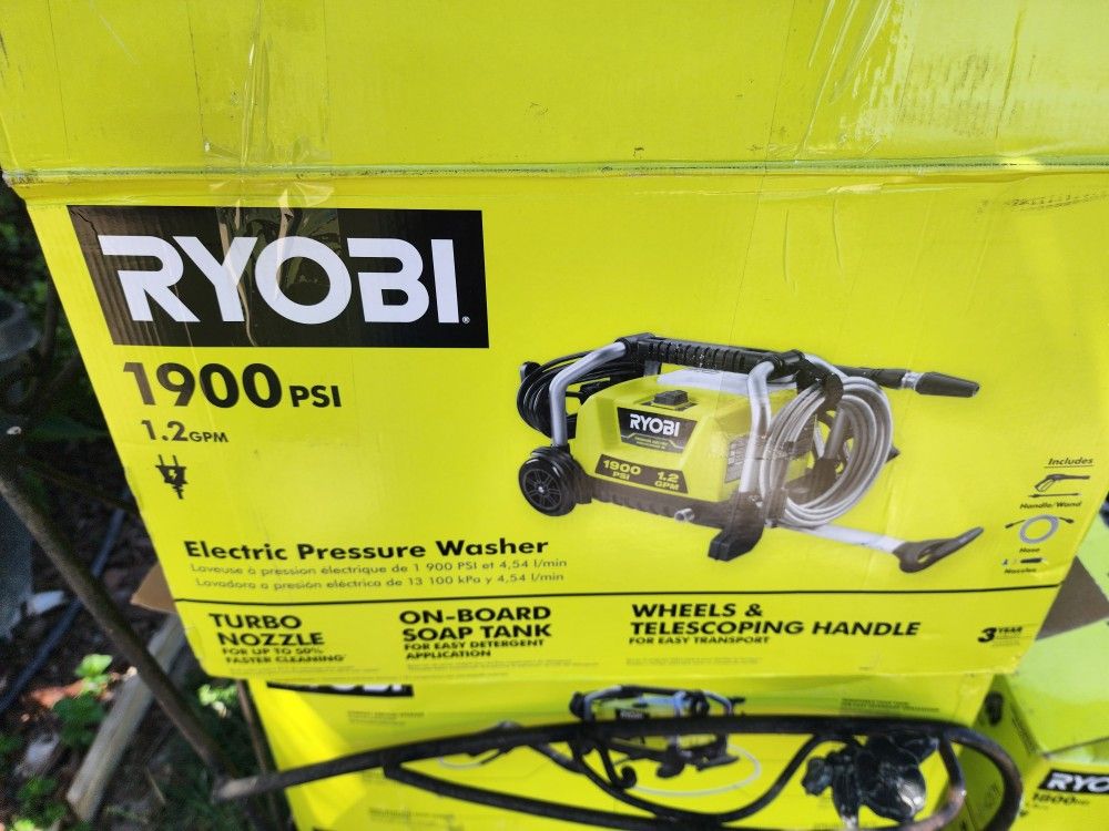 Ryobi 1900 Psi Only Tested $90