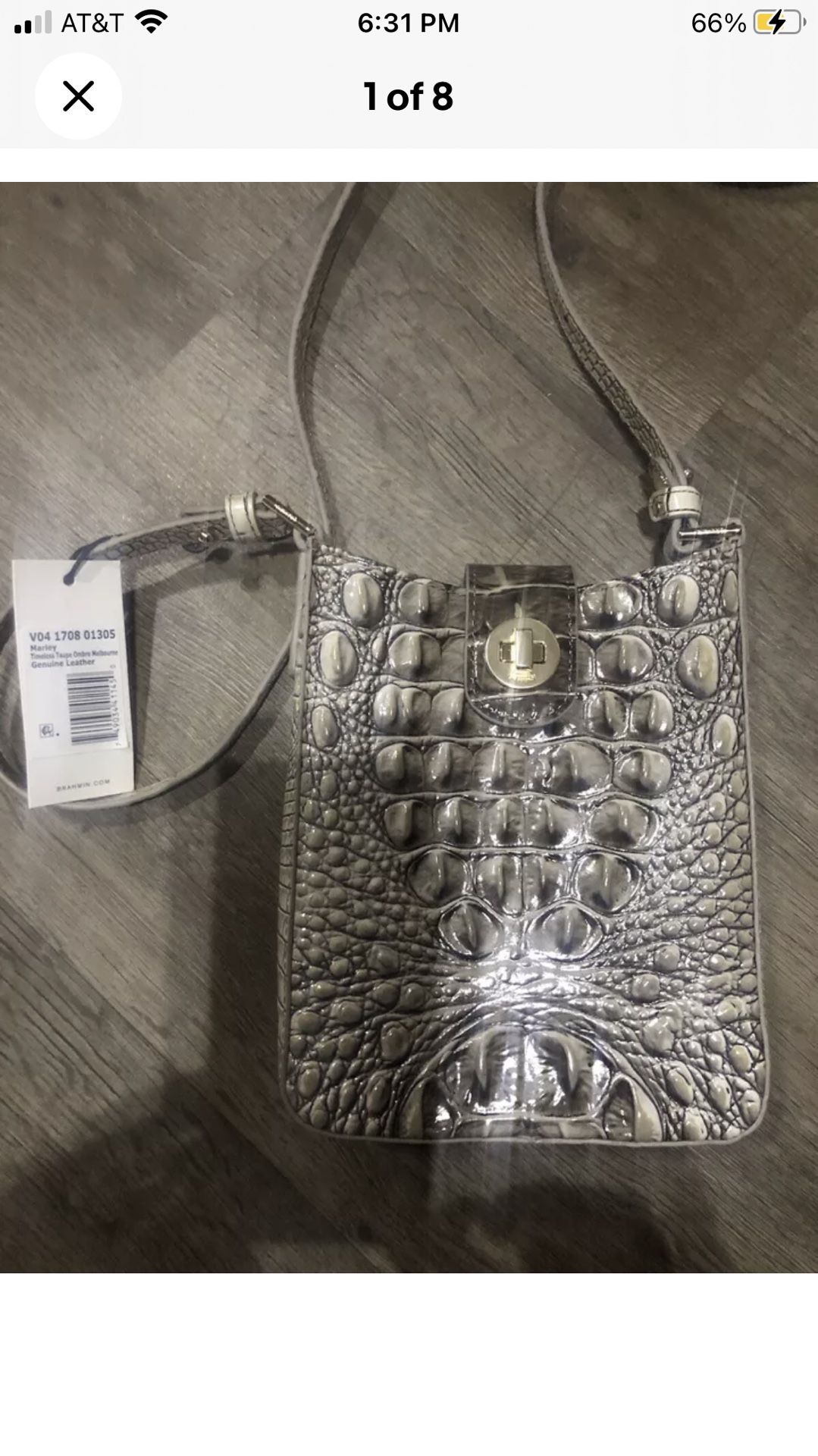 Brahmin Marley Timeless Taupe Ombré