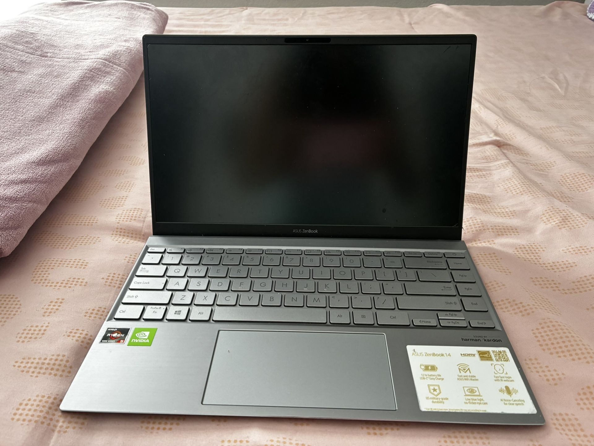 ASUS Zenbook 14 Laptop AMD Ryzen 8GB Memory NVIDIA GeForce MX450 - Main Image