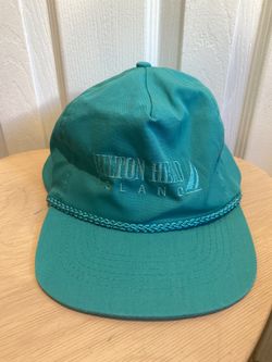 Vintage teal Hilton Head Island snapback rope cap