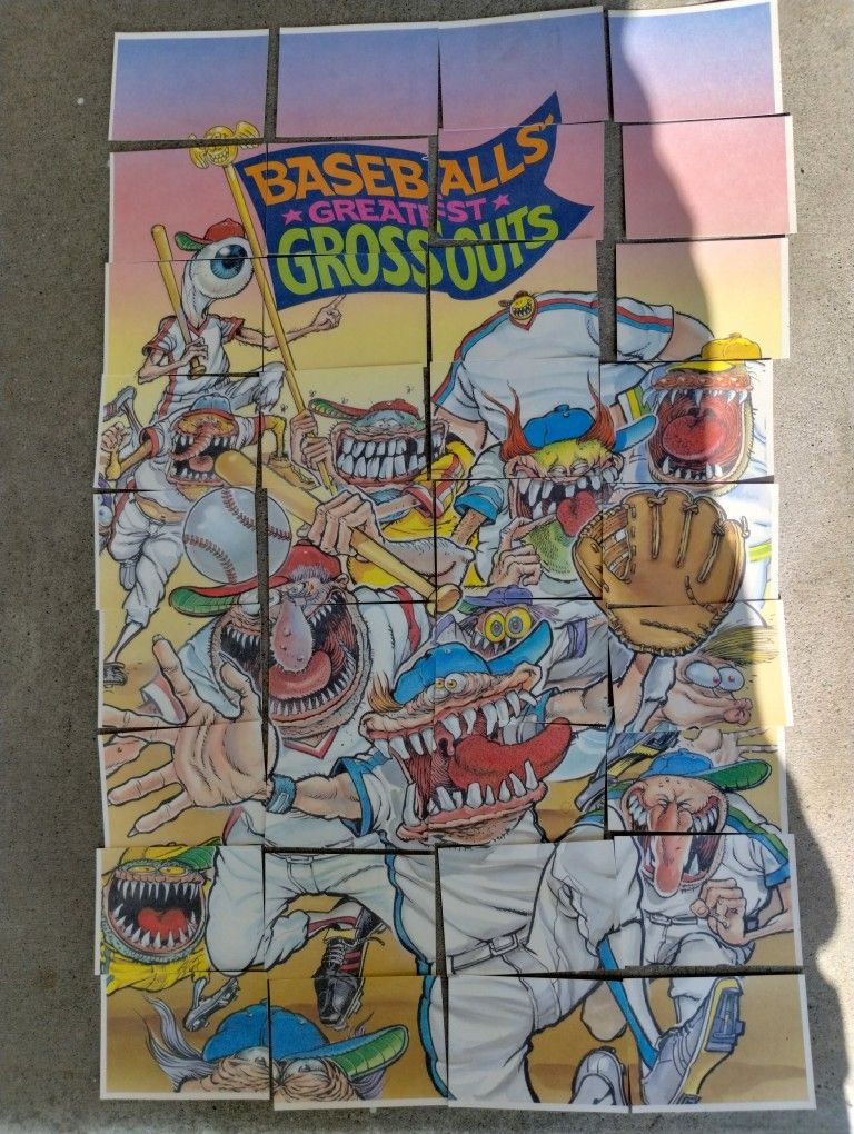 1988 Leaf Baseball's Greatest Gross Outs baseball cards, like