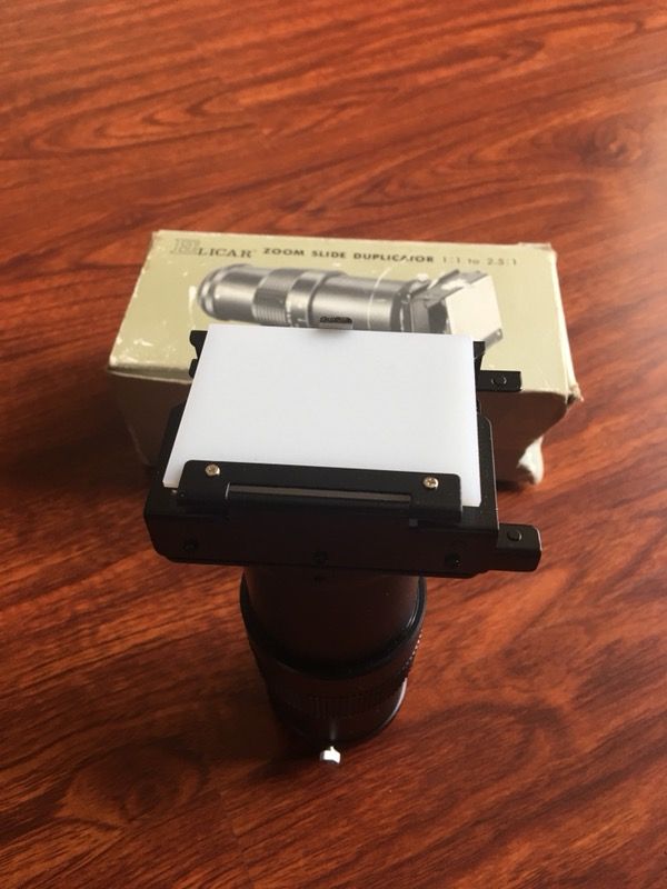 Elicar zoom slide duplicator 1:1 to 2.5:1
