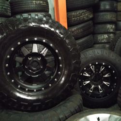 Silverado Tundra Ram F-150 Tacoma Wrangler Off Road Rims Titan Wheels 