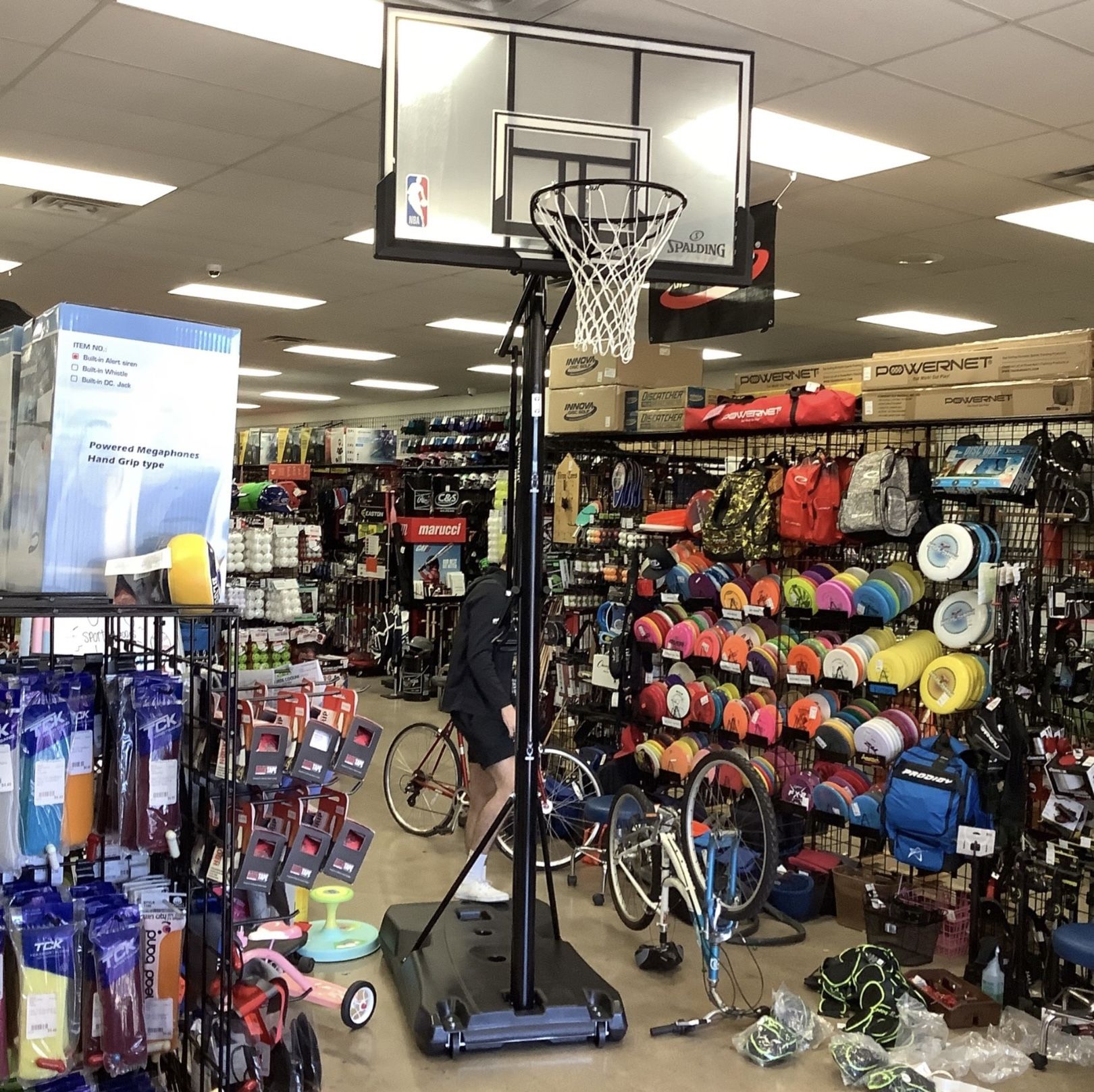 New Spalding 52” Acrylic Portable Basketball Hoop Model 6A042 SKU 27792