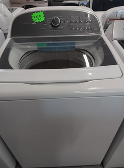 Whirlpool Cabrio Top Load Washer – Glass Lid, Stainless Tub, HE