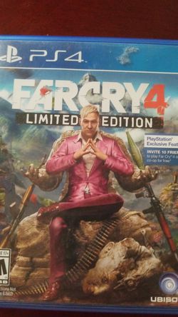 PS4 Farcry4/ limited edition