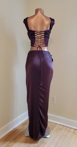 House of CB Set Una Satin Corset Top Large & Vesper Rich Brown Satin for  Sale in Seymour, CT - OfferUp