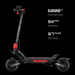 🚀 YUME Raptor 2.0 (60V 30Ah Samsung) – Upgraded Street Scooter! (My loss, your 50+ mph gain!) 330lb rated