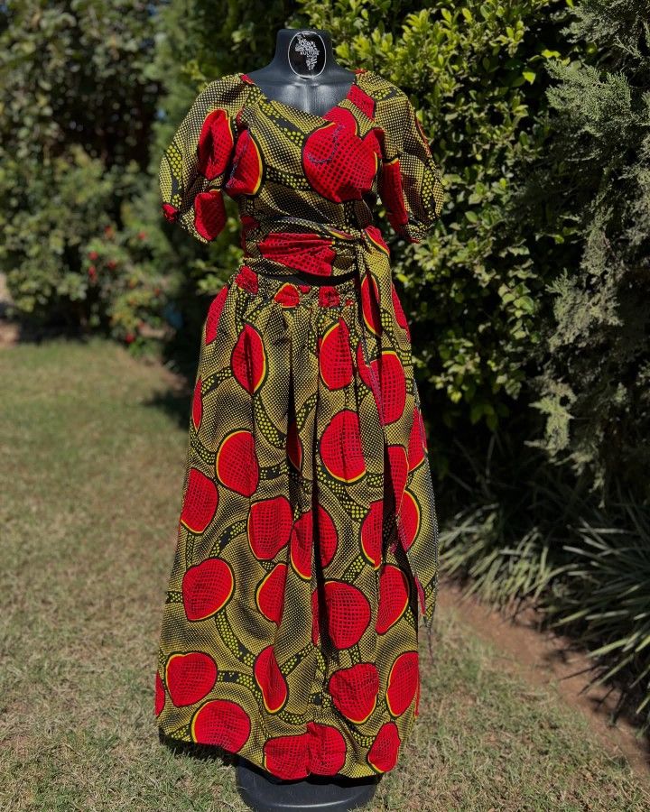 African Ankara Skirt And Top
