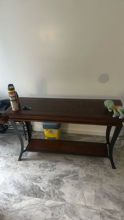 Brown table
