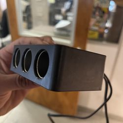 Road Proof Triple Socket Adapter With 3 USB Charging Ports